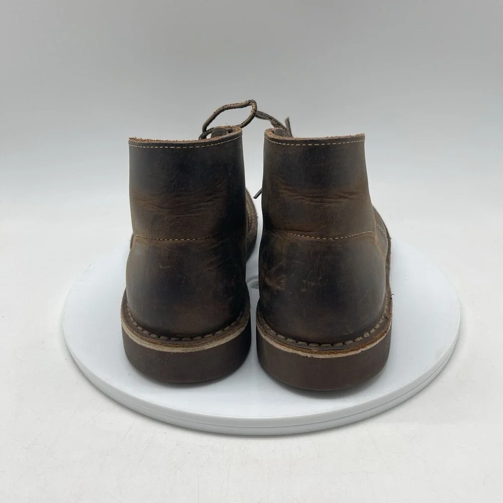 Clarks Bushacre Boots Mens 8.5 M Brown Casual‎ Chukka Preppy Ankle Shoes 15522